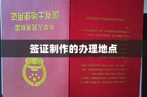 蚌埠签证制作的办理地点